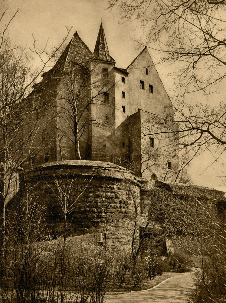 Burg Nürnberg. Westansicht