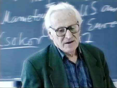 Péter Hanák giving a lecture at CEU (HU OSA 305 Records of Black Box Foundation)